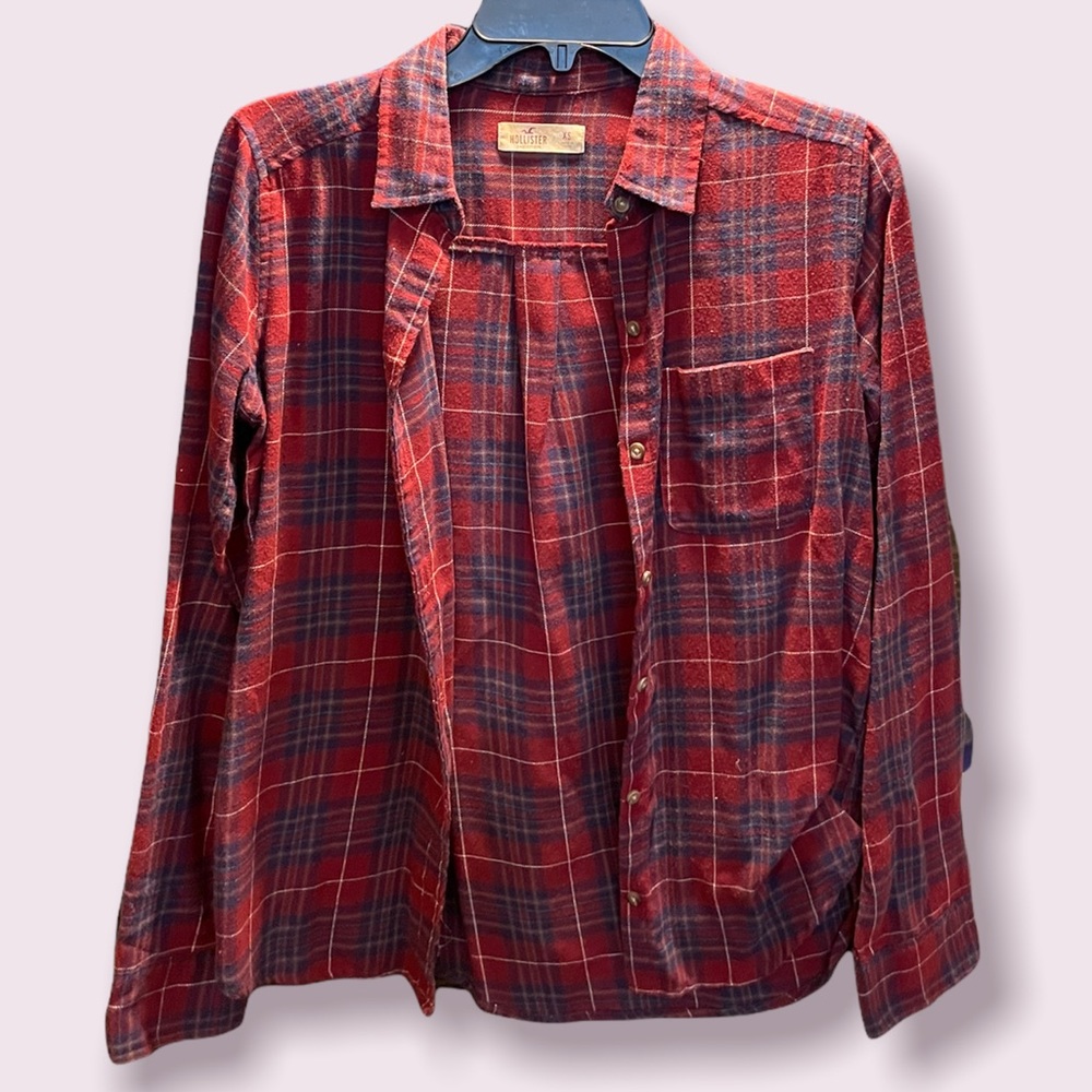 HOLLISTER🌹Plaid Flannel